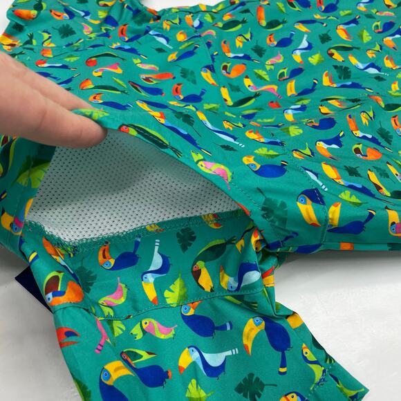 NWT Blue Quail 3-6M Toucans Guayabera Romper - Picture 6 of 7